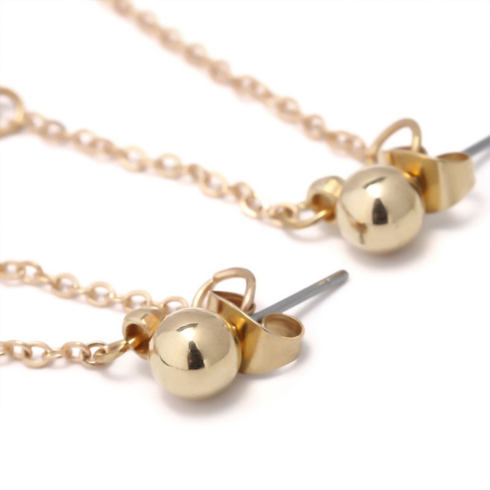 🌙Moon and Star Drop Earrings - Picture 7 of 10